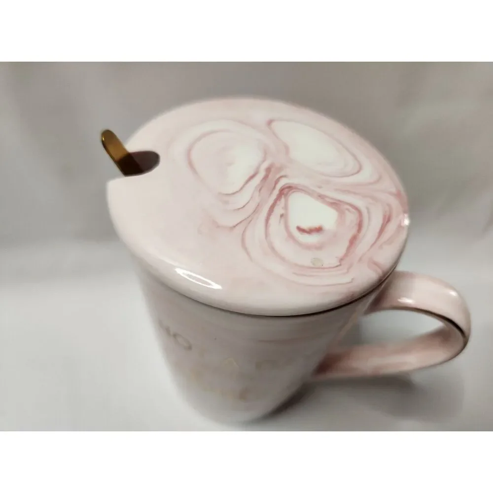 Not a day over fabulous Mug with Lid + Spoon